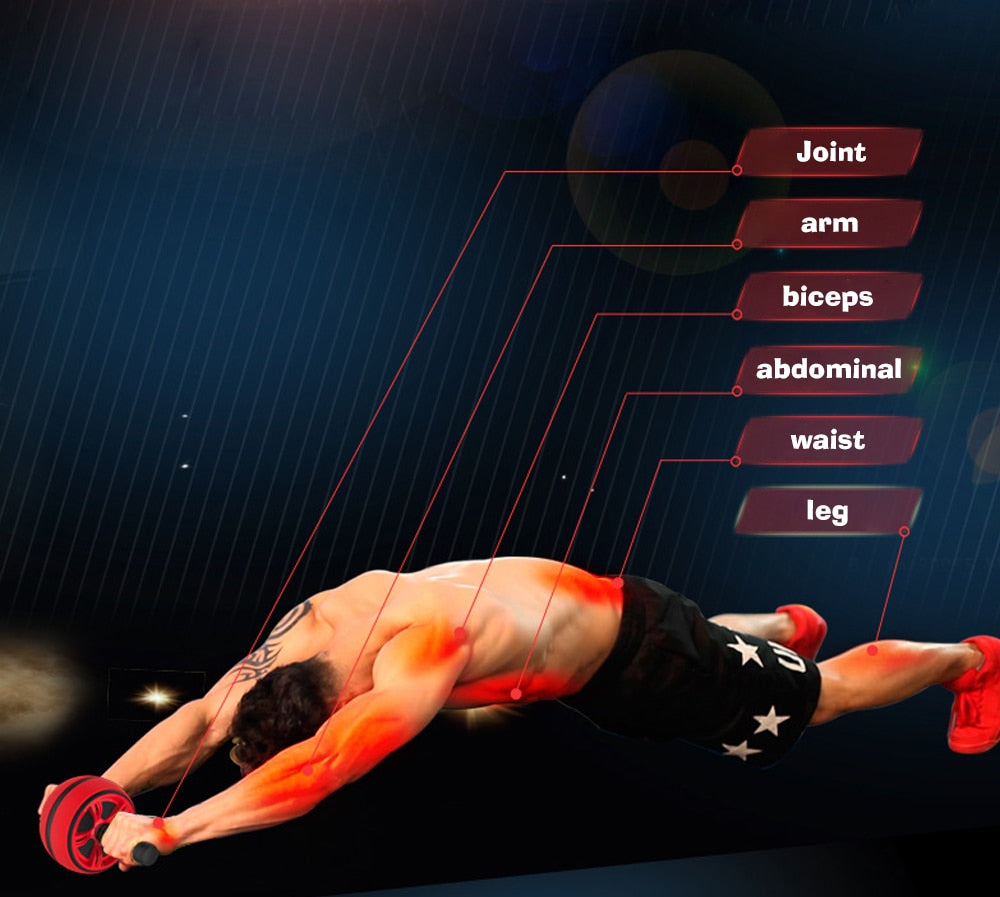 Silent TPR Ab Roller – Core & Abdominal Trainer