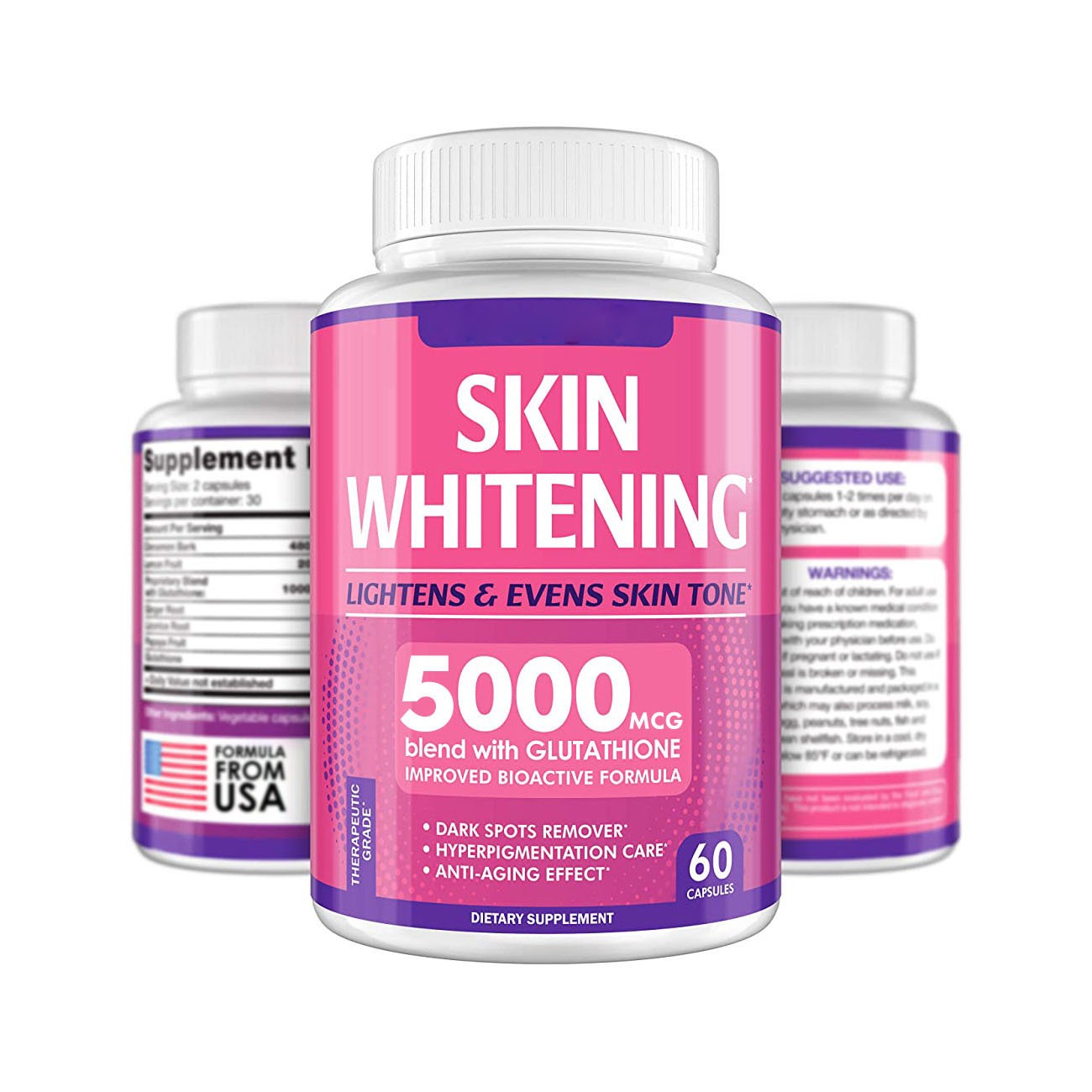 Glutathione 5000mg – Skin Whitening & Herbal Supplement