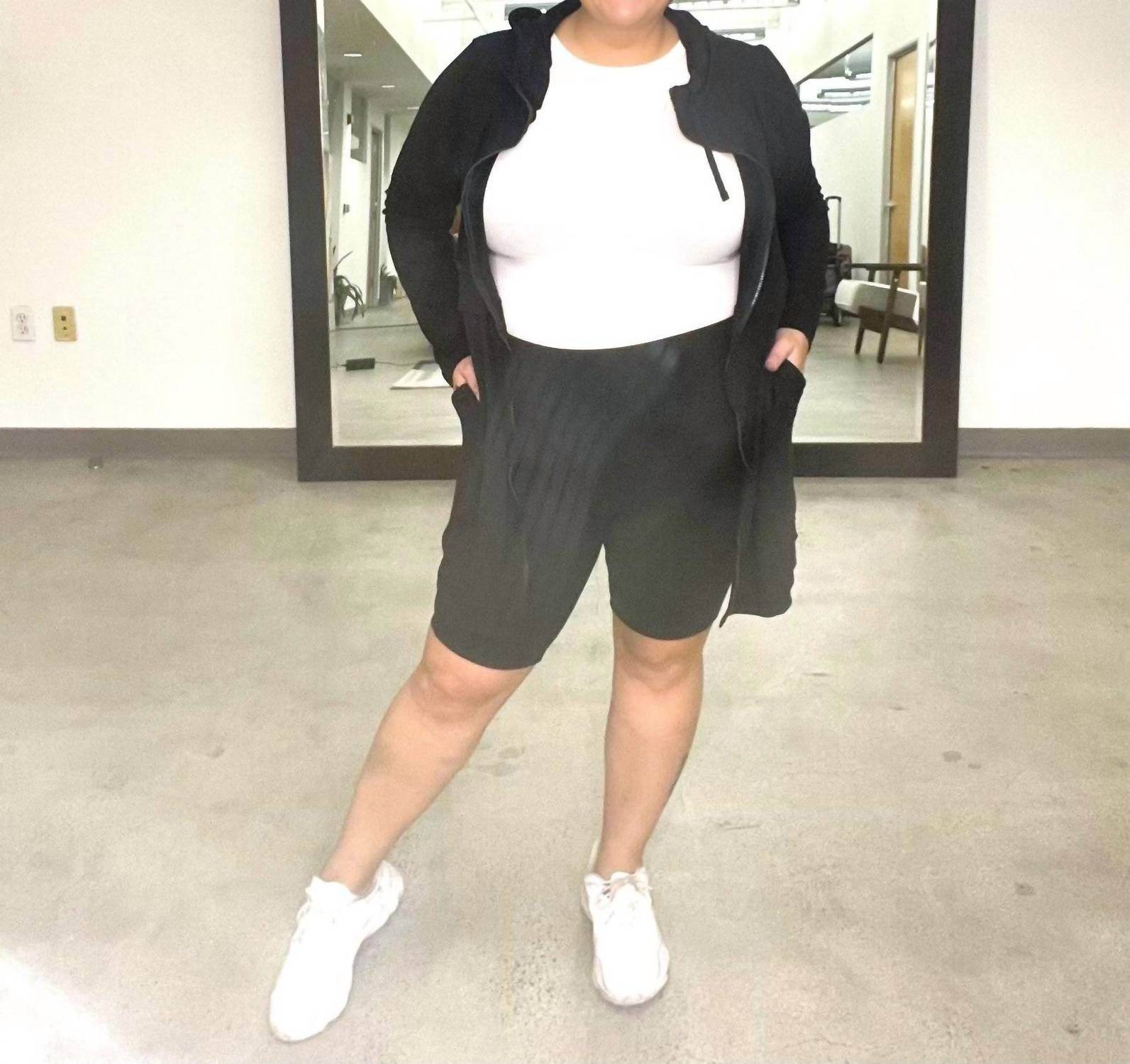 Biker Short With Pocket - Plus Size