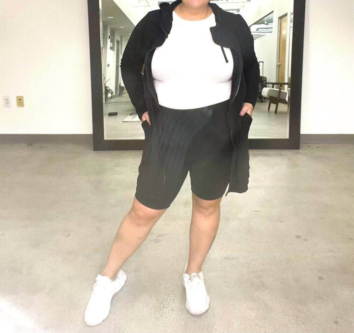Biker Short With Pocket - Plus Size