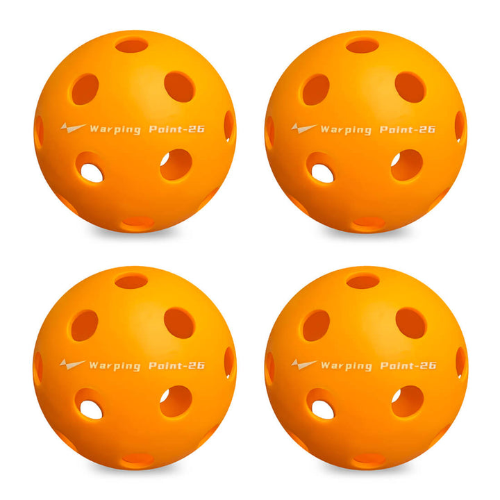 Indoor Practice Pickleballs - Orange