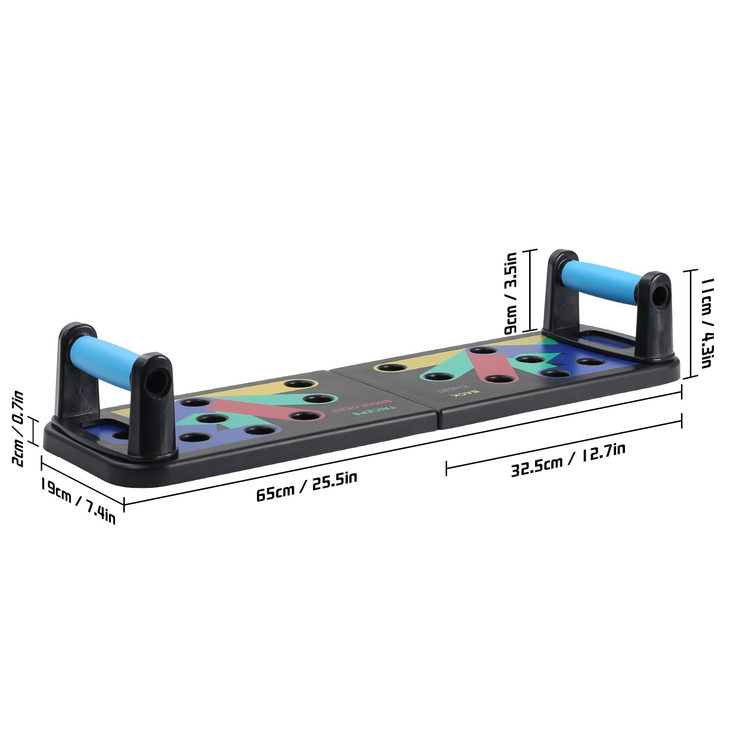 Foldable Multi-Function Push-Up Board – 12/14 Function Fitness Equipment