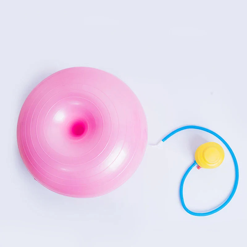 50*28cm Donut Yoga Ball Fitness Equipments Gym Office Workout Training Exercise Home Balance Sports Pilates