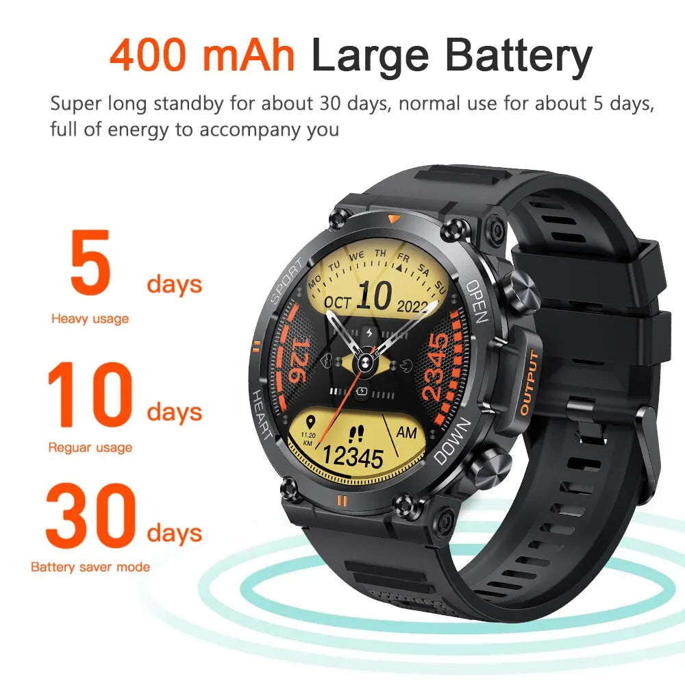 MD56 Smart Watch – 1.39" HD Bluetooth Call Fitness Tracker