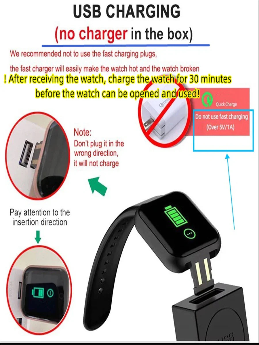 D13/116Plus Multifunction Smart Watch – Fitness & Lifestyle