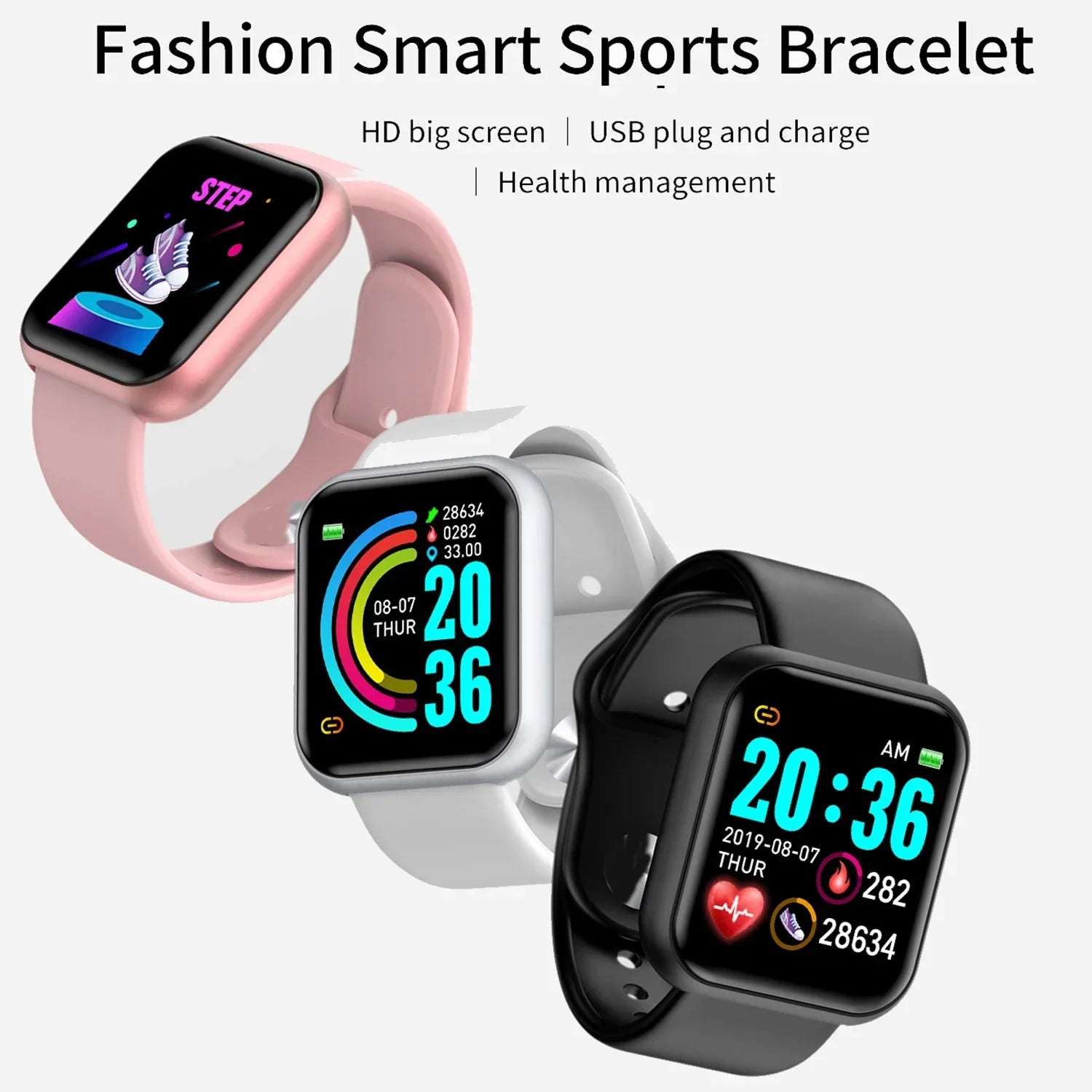 Smart Watch – Fitness & Bluetooth Connected Wristwatch