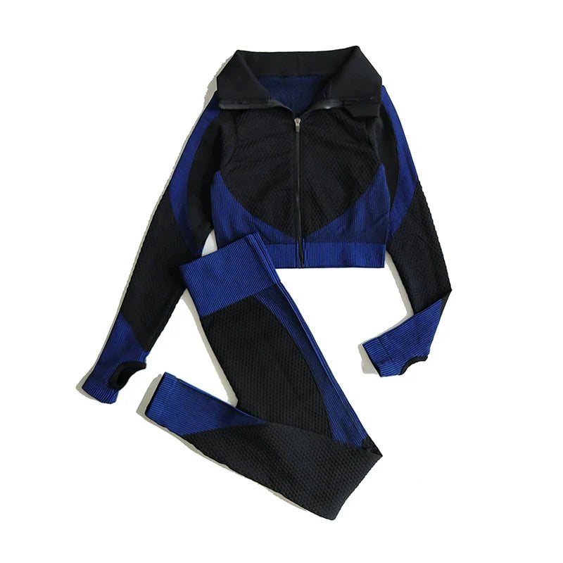 FlexFit Seamless Yoga Set: Comfy, Stylish, Versatile