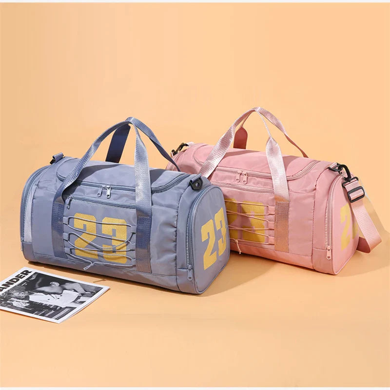 【Causal Backpack】Fashion Sports Fitness Gym Bag for Women Travel Duffle Shoe Pocket Duffel Tote Handbags Yoga Training Bag Men