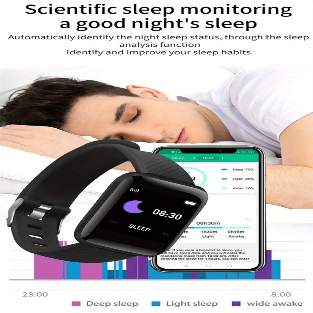 D13/116Plus Multifunction Smart Watch – Fitness & Lifestyle