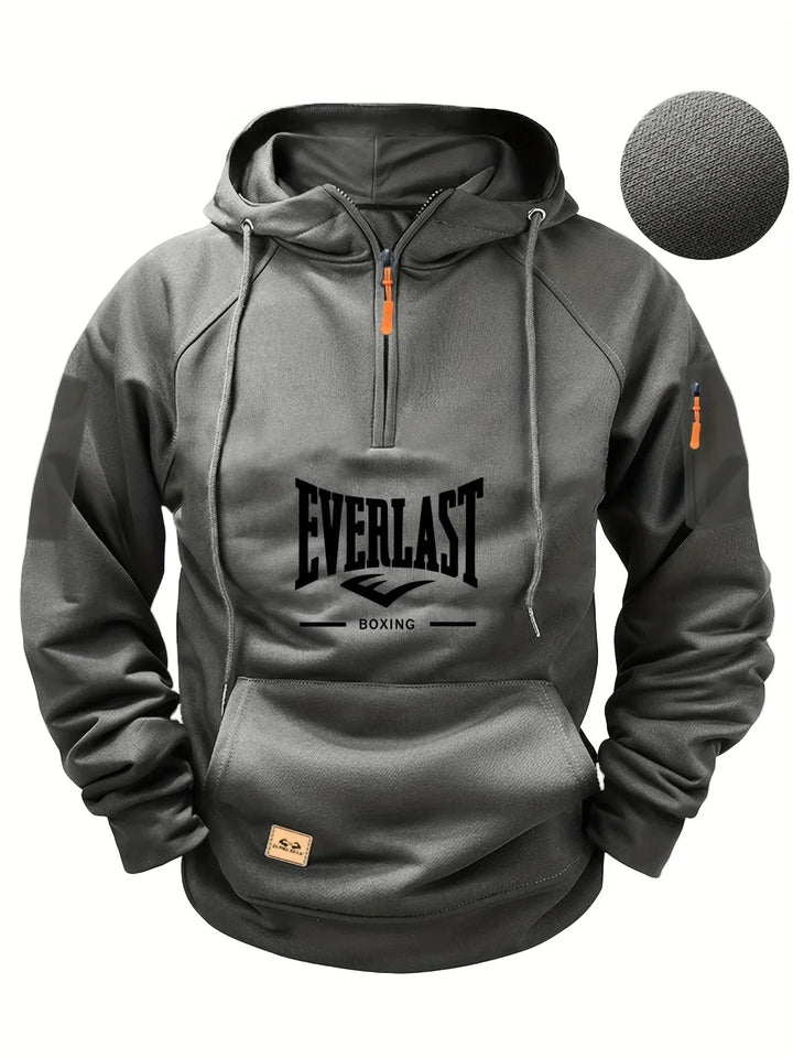 Zippered Men's PolarCap Hoodie - Stylish & Functional