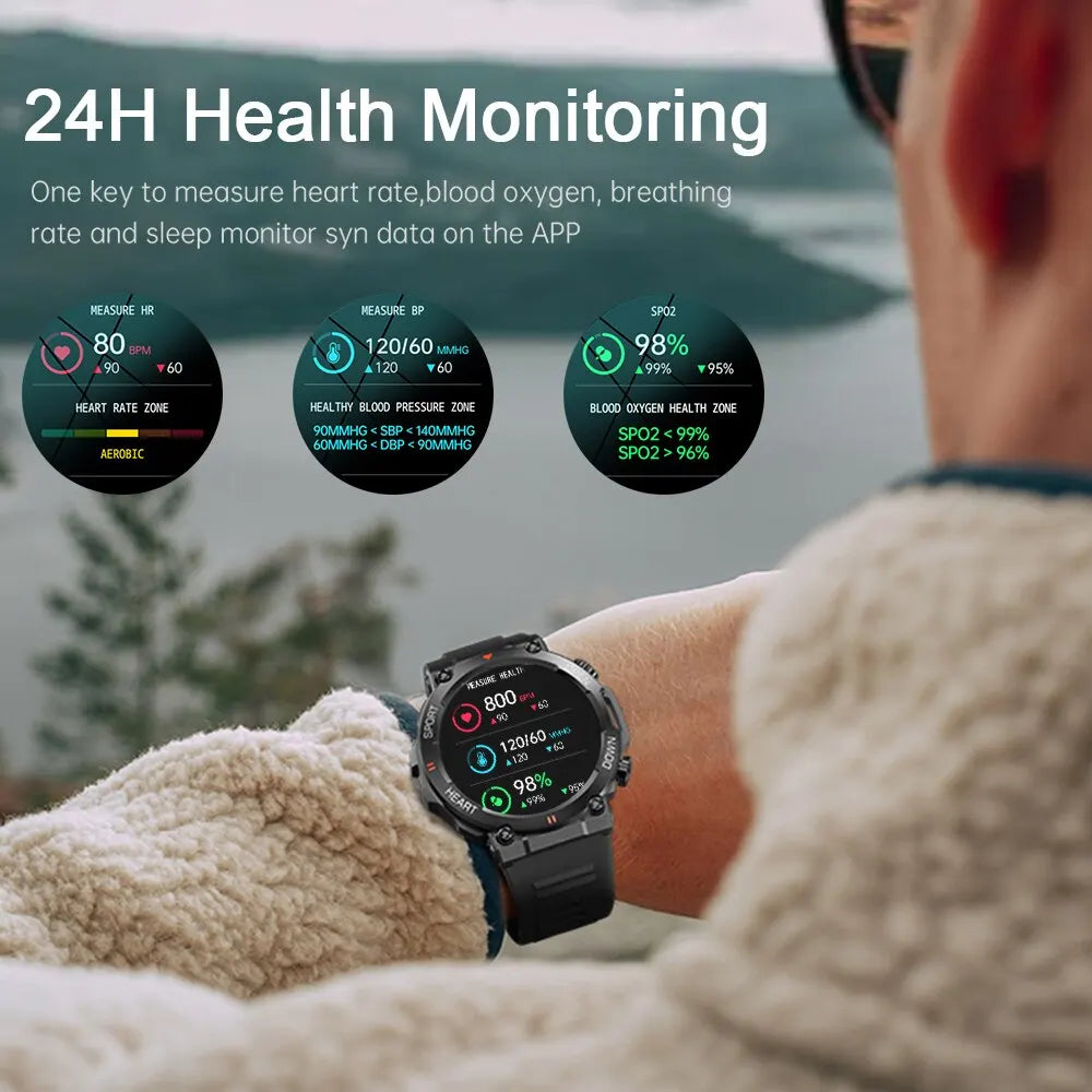 MD56 Smart Watch – 1.39" HD Bluetooth Call Fitness Tracker