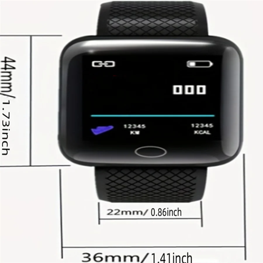 D13/116Plus Multifunction Smart Watch – Fitness & Lifestyle