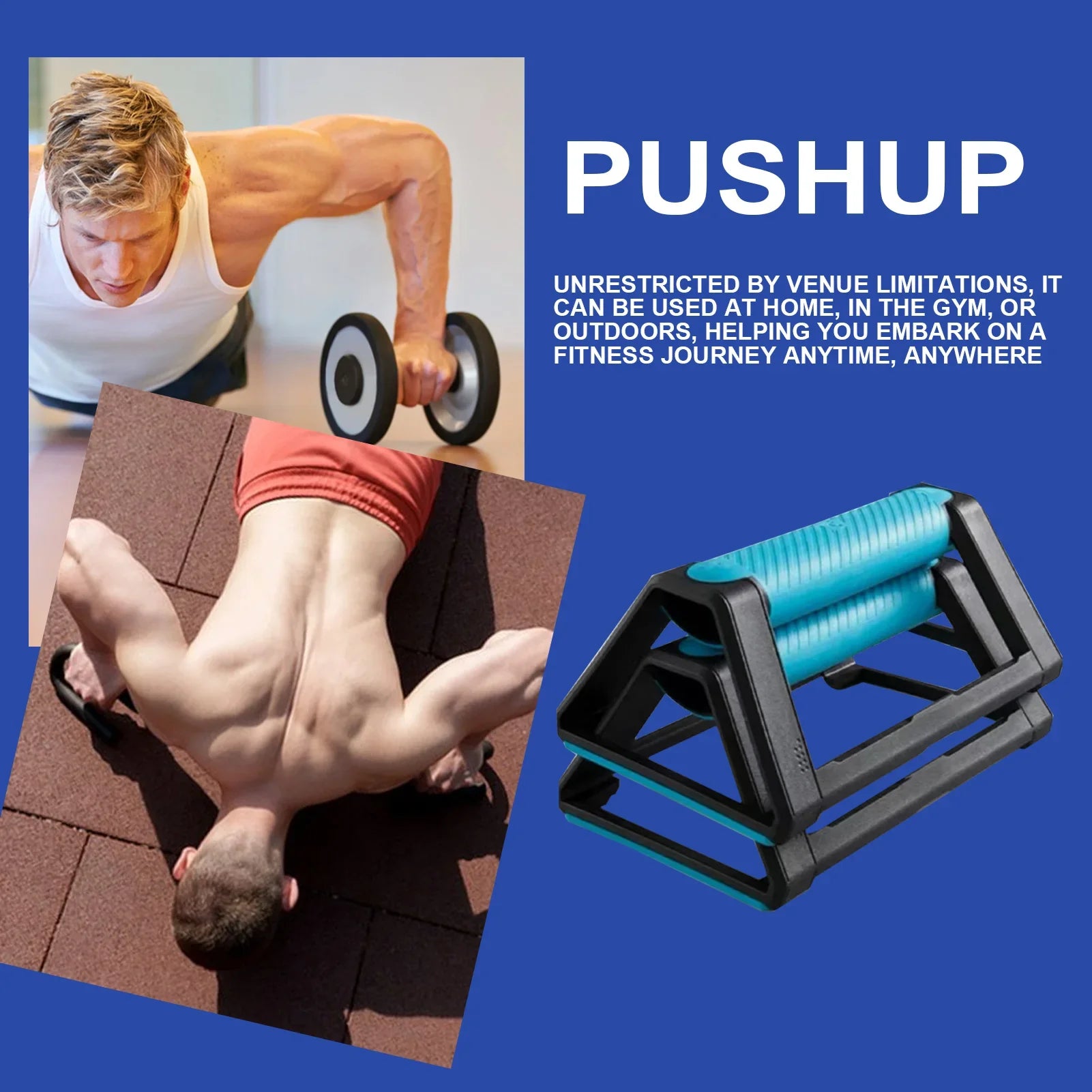 Push-Up Stand – Ergonomic Home Gym Fitness Equipment