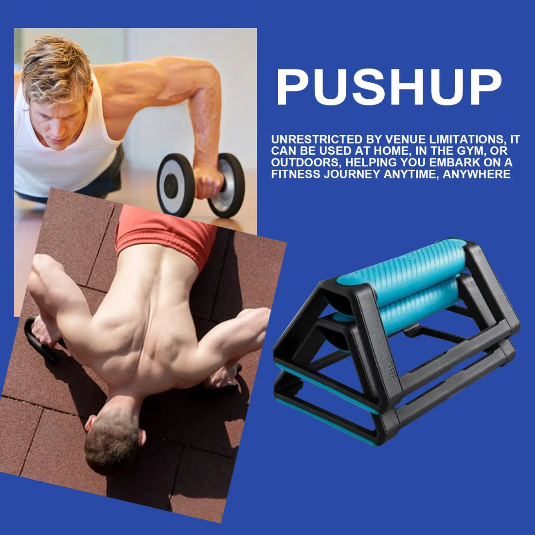 Push-Up Stand – Ergonomic Home Gym Fitness Equipment