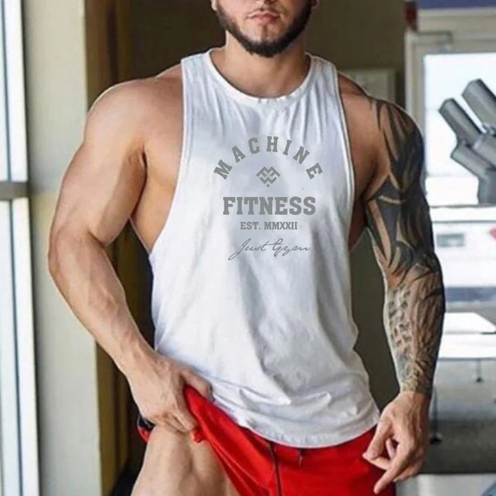 FlexFit Muscle Tank: Men's Cotton Workout Vest