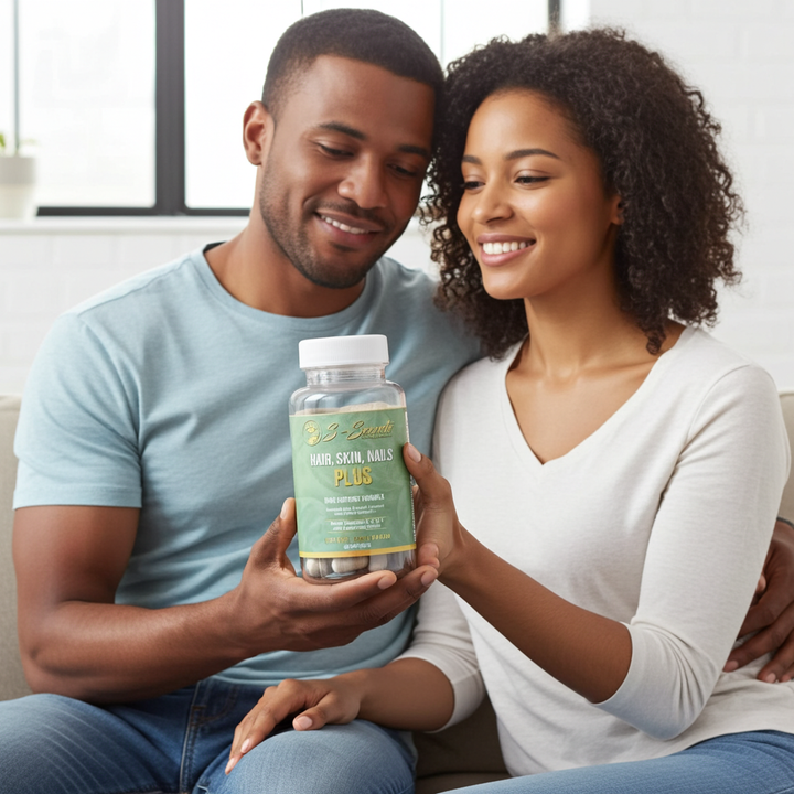 Hair, Skin & Nails Supplement – Biotin 5000mcg for Women & Men