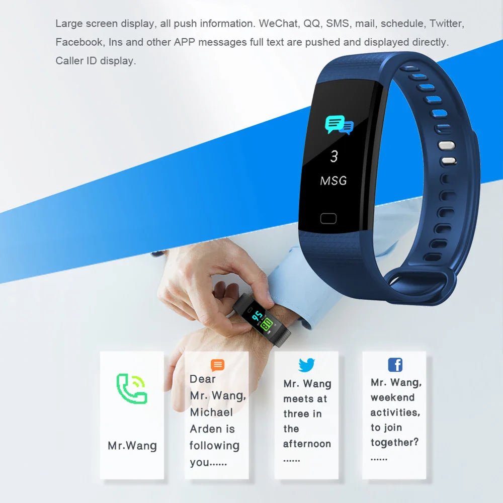 Y5 Bluetooth Smart Bracelet – Fitness & Health Tracker