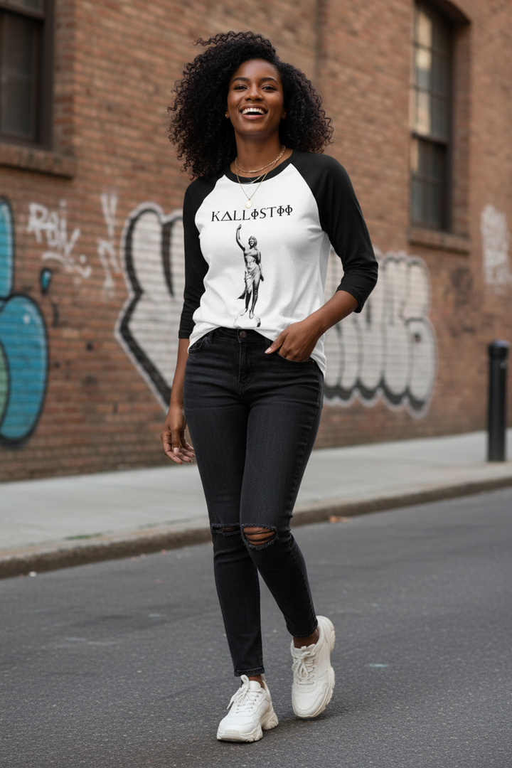 Calypso Raglan Tee | Greek Mythology Streetwear