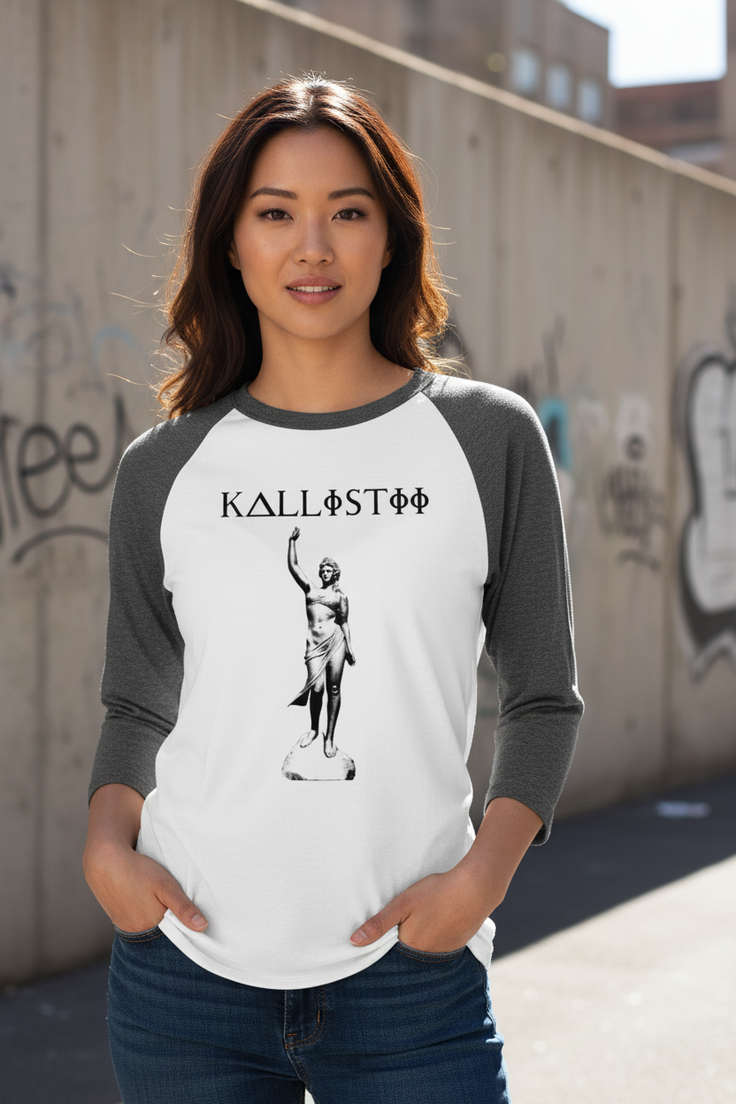 Calypso Raglan Tee | Greek Mythology Streetwear