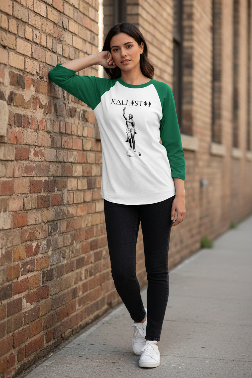Calypso Raglan Tee | Greek Mythology Streetwear