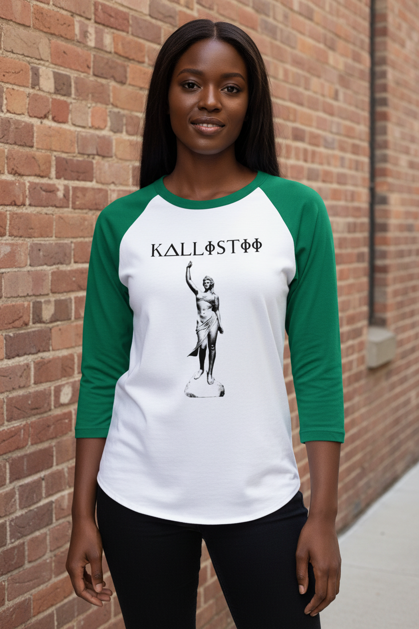 Calypso Raglan Tee | Greek Mythology Streetwear