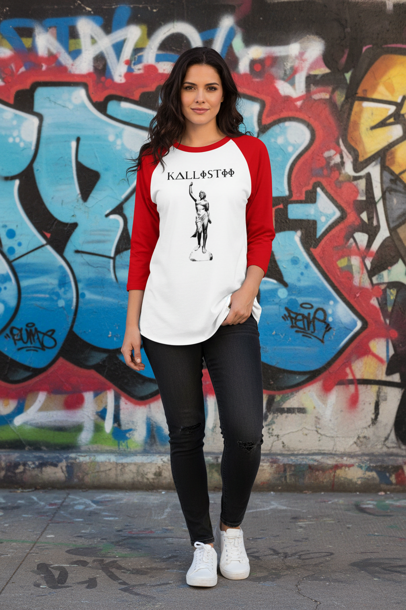 Calypso Raglan Tee | Greek Mythology Streetwear