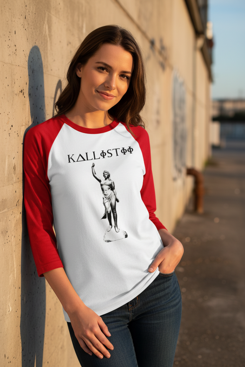 Calypso Raglan Tee | Greek Mythology Streetwear