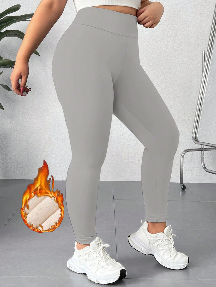 Women’s Plus Size Thermal Yoga Set | 4-Piece Activewear Outfit