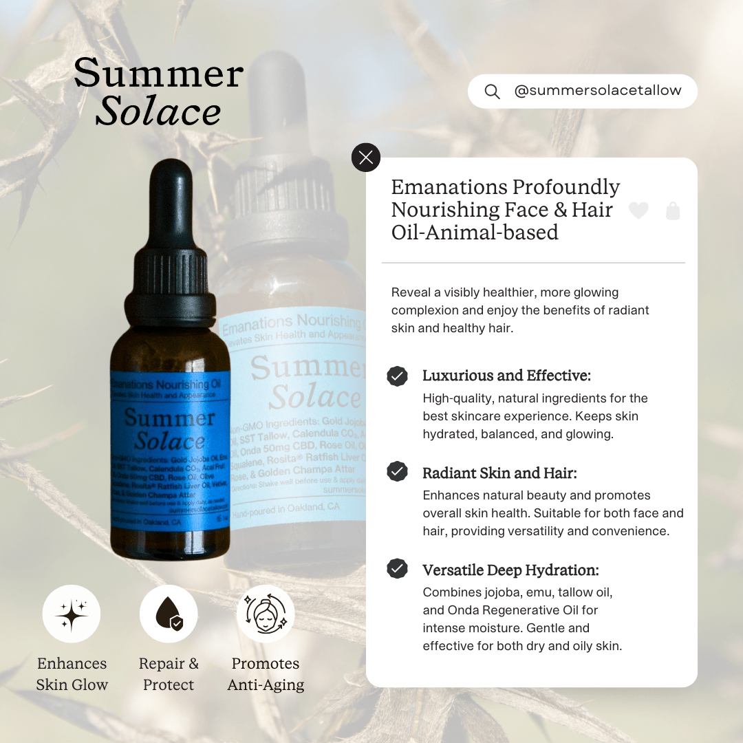 Emanations Profound Face Oil – Nourishing & Aromatic