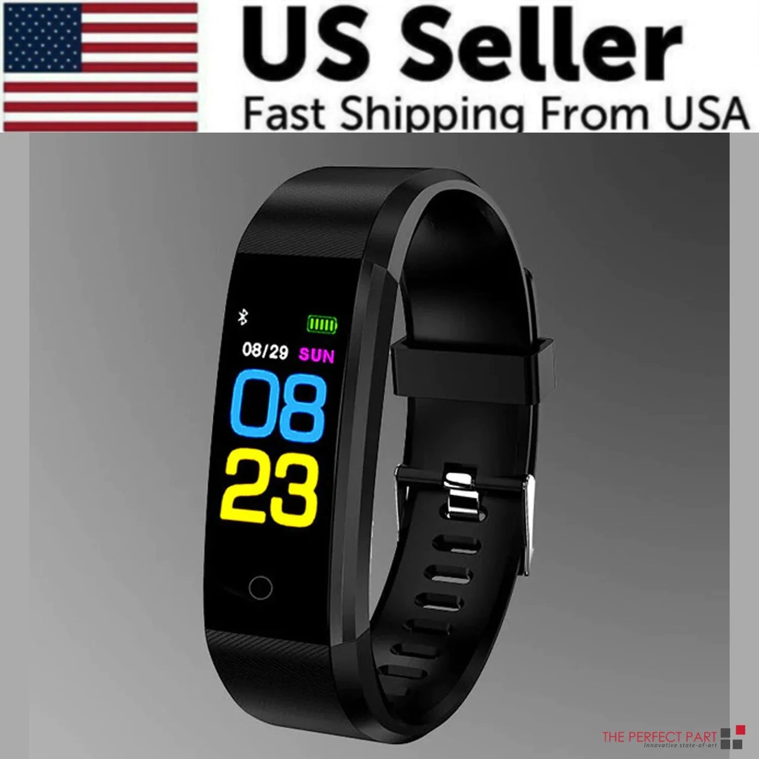 IP67 Waterproof Fitness Tracker – Smart Watch with Heart Rate & Multi-Sport