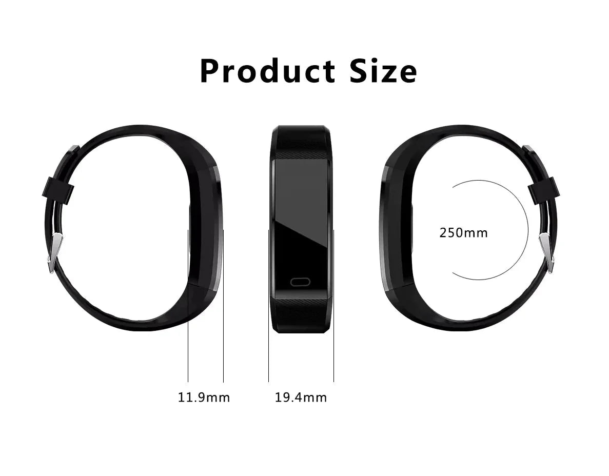 IP67 Waterproof Fitness Tracker – Smart Watch with Heart Rate & Multi-Sport
