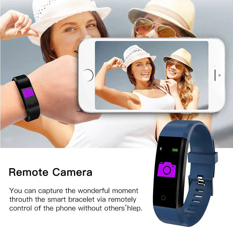 IP67 Waterproof Fitness Tracker – Smart Watch with Heart Rate & Multi-Sport