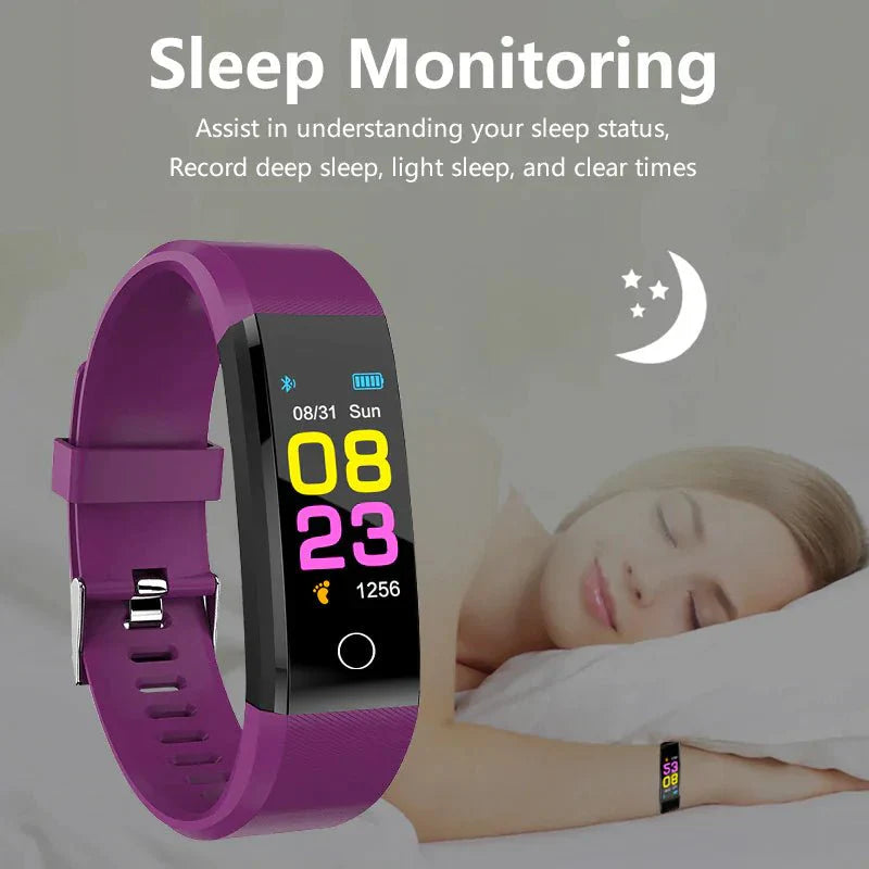 IP67 Waterproof Fitness Tracker – Smart Watch with Heart Rate & Multi-Sport