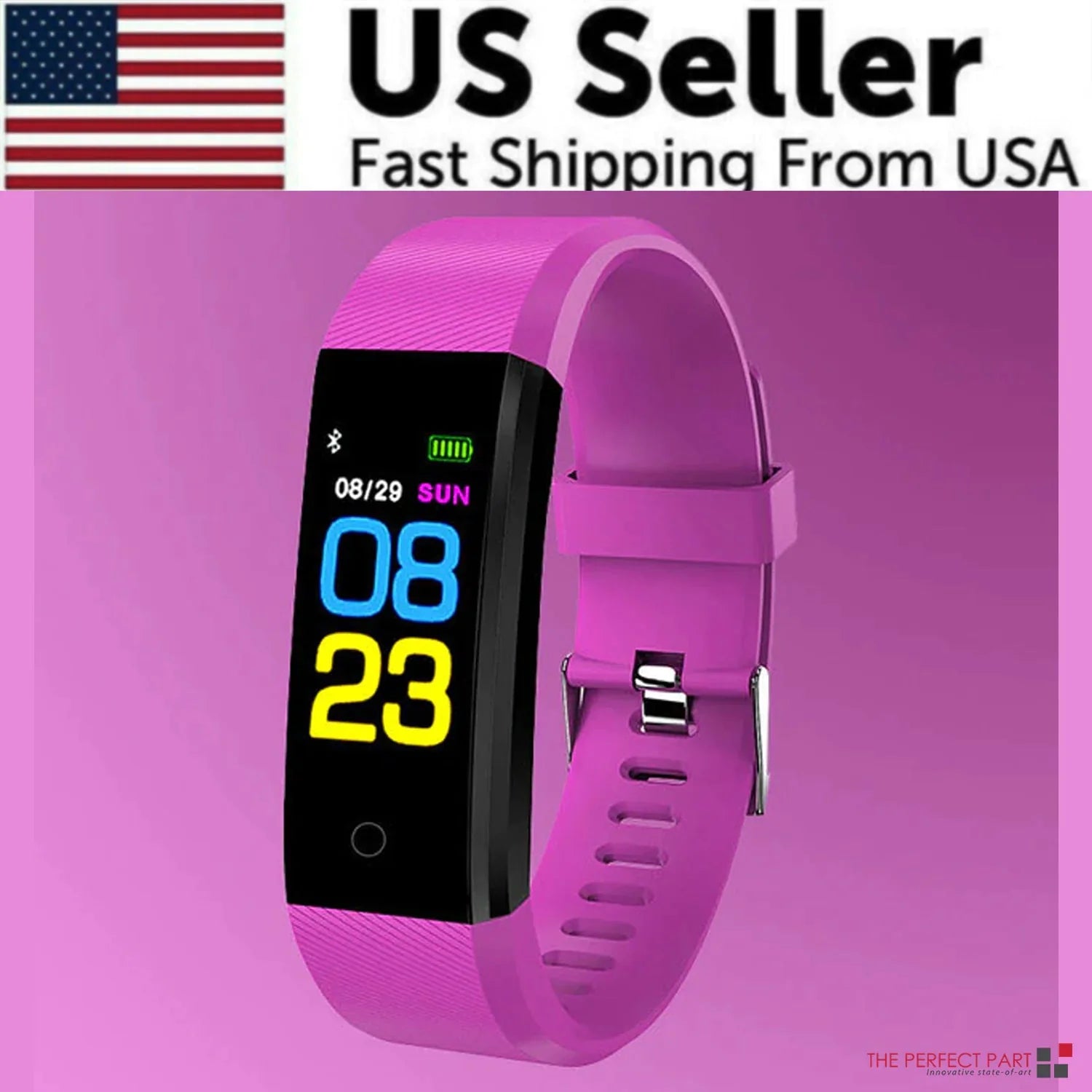IP67 Waterproof Fitness Tracker – Smart Watch with Heart Rate & Multi-Sport