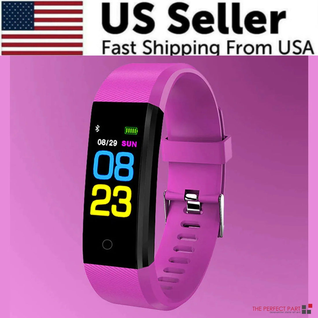 IP67 Waterproof Fitness Tracker – Smart Watch with Heart Rate & Multi-Sport