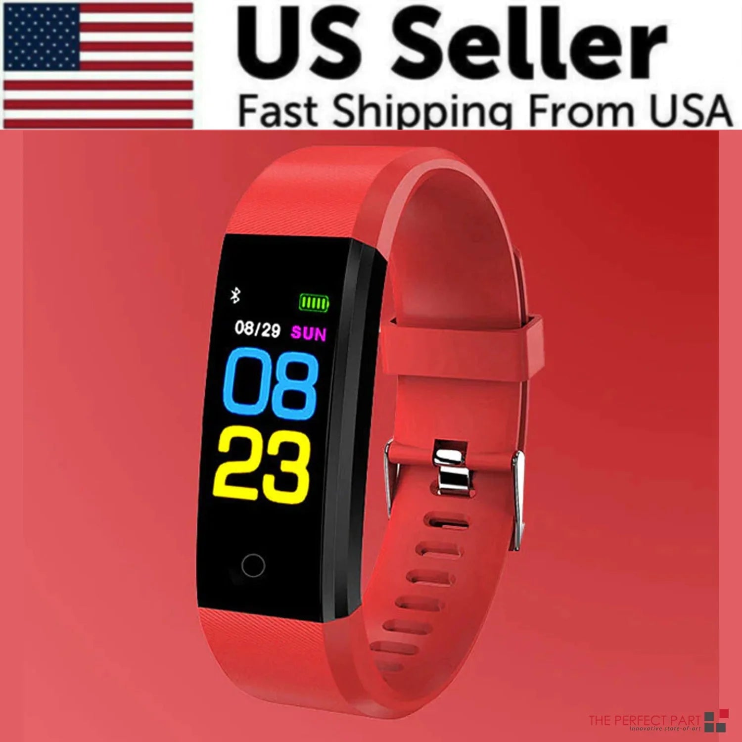 IP67 Waterproof Fitness Tracker – Smart Watch with Heart Rate & Multi-Sport