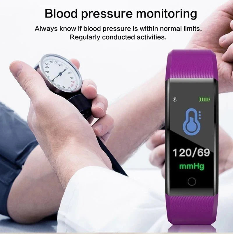 IP67 Waterproof Fitness Tracker – Smart Watch with Heart Rate & Multi-Sport