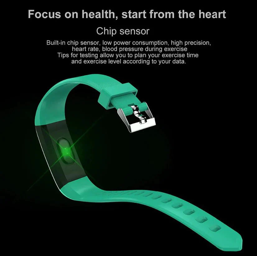 IP67 Waterproof Fitness Tracker – Smart Watch with Heart Rate & Multi-Sport