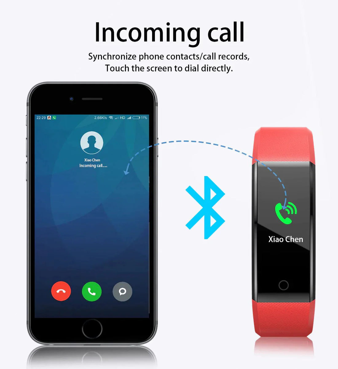 IP67 Waterproof Fitness Tracker – Smart Watch with Heart Rate & Multi-Sport