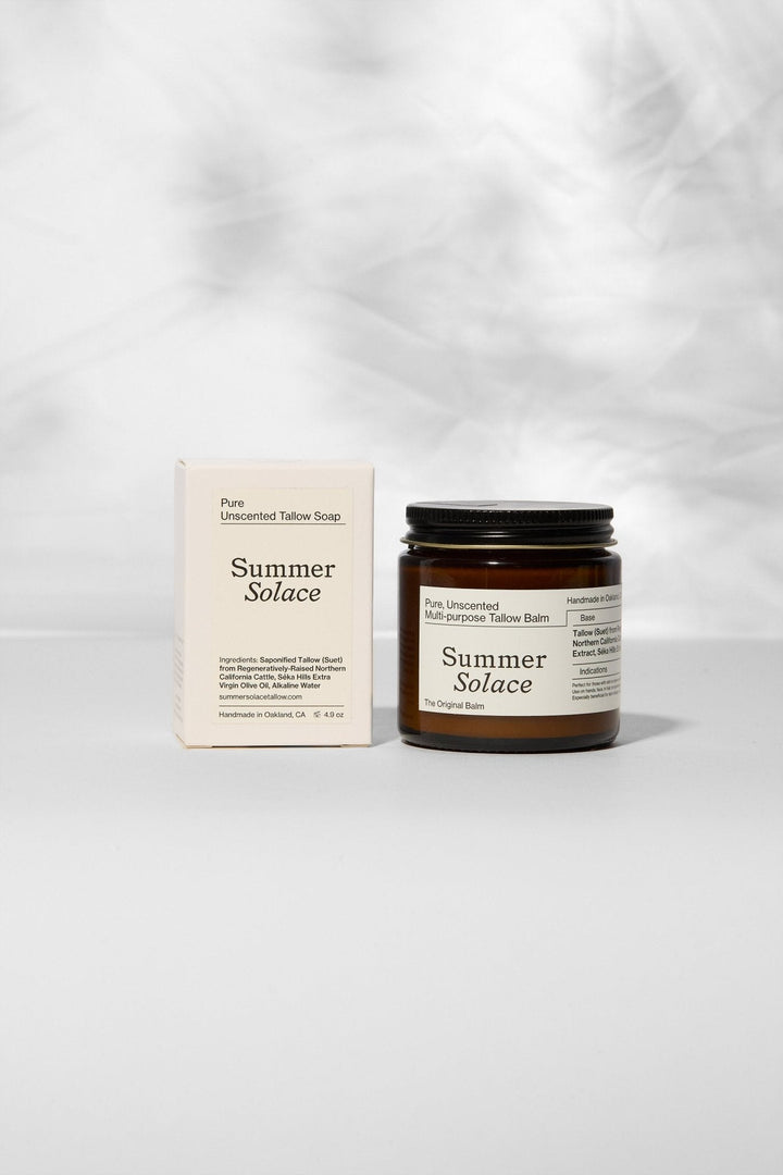 Pure Unscented Tallow – Slow Body Care® Set