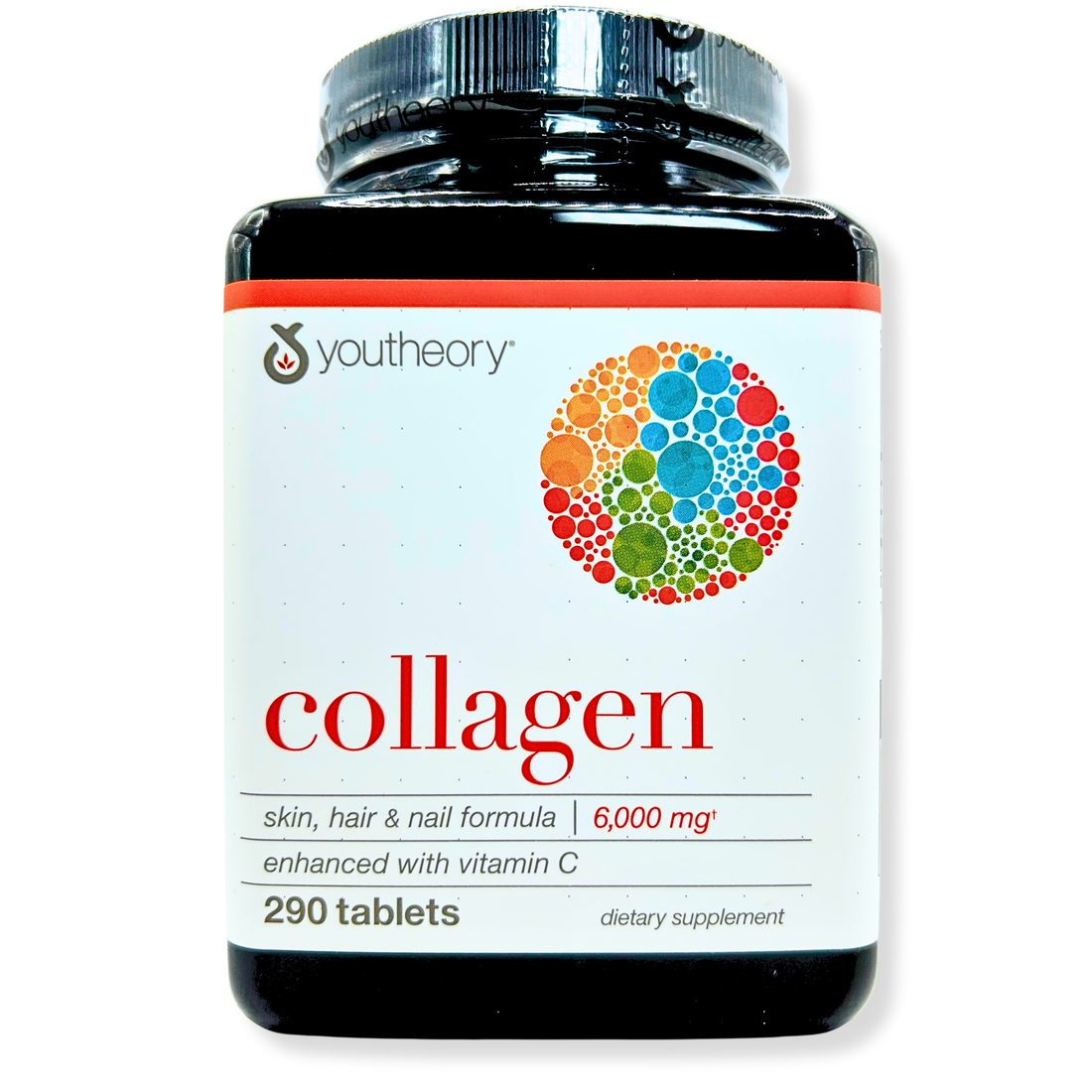 Youtheory Collagen 6000mg – Hair, Skin & Nail Support